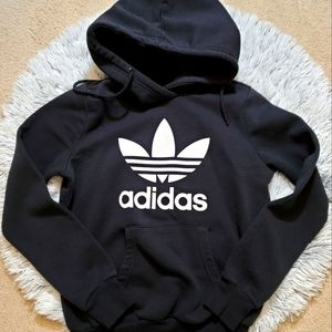 Adidas trefoil hoodie. Women's size S